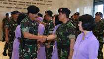 Panglima TNI Terima Laporan Kenaikan Pangkat 15 Pati