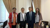 Dubes Palestina Terima Dana Perjuangan dari Panitia Natal Batak Bersatu