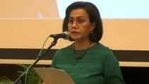 Lantik Pejabat, Sri Mulyani Ingatkan Ancaman Corona