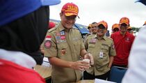 Peringati HUT ke-16, Tagana Bantu Pemerintah Perangi Covid 19