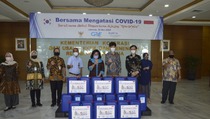 Perusahaan Korsel Sumbangkan 1 Ton Disinfektan untuk UMKM