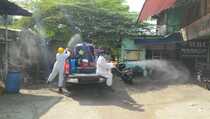 4 Pedagang Positif Covid-19, Pasar Cisalak Disemprot Disinfektan