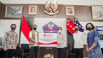 SCG Donasi Puluhan Bilik Swab untuk Sejumlah RS
