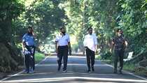 Jokowi Berolahraga Pagi Bersama Tiga Kepala Staf TNI di Bogor