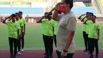 Timnas U-16 Gelar Upacara HUT ke-75 Kemerdekaan RI di Stadion