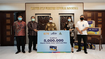 Gerakan Pentahelix 5 Juta Masker Medis Resmi Diluncurkan