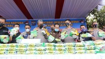 Polda Sumut Musnahkan 151,71 Kg Sabu-sabu