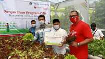 Bank DKI Ajak Warga Rusun Pondok Bambu Kembangkan Usaha Hidroponik