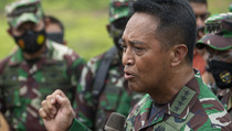 Kasad Terima Laporan Kenaikan Pangkat 12 Pati TNI AD