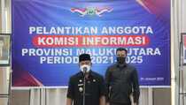Gubernur Maluku Utara Lantik 5 Anggota Komisi Informasi Periode 2021-2025