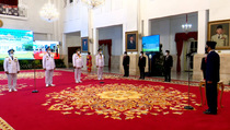 Dilantik Presiden Jokowi di Istana Negara, Pasangan Ansar -Marlin Resmi Pimpin Kepri