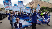 Tolak KLB, Kader Demokrat Solo Raya Gelar Demo