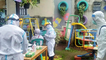 57 Pasien Positif Covid-19 Griya Melati Dievakuasi ke Pusat Isolasi Kota Bogor