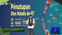 Penutupan Dies Natalis ke-57, Rektor UNJ Janji Tingkatkan Reputasi Akademik