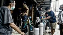 Polda Metro Pastikan Pasokan Oksigen dan Tabung Mencukupi