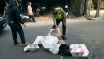 Pengendara Motor Tewas Terlindas Truk Tronton di Bekasi