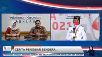 Bangganya Ardhelia Jadi Pembawa Baki Bendera Pusaka