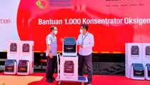 Kemperin Apresiasi Industri Serahkan 1.000 Konsentrator Oksigen