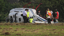 Helikopter Kemhub Terguling di Curug, Tak Ada Korban Jiwa