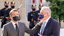 Cekcok Presiden Prancis dengan PM Australia Bocor ke Media