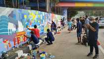 Ratusan Seniman Mural Ikuti Lomba Mural Tingkat Nasional di Tangerang