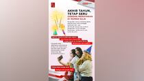 Rayakan Tahun Baru di Rumah