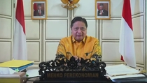 Airlangga soal Tantangan 2022: Covid-19, Vaksin, Tapering, hingga Evergrande