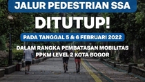 Sabtu dan Minggu, Jalur Pedestrian Seputar Kebun Raya Bogor Ditutup