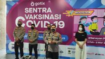 Polda Metro Jaya Gencarkan Vaksinasi Booster