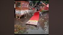 Hujan Deras Disertai Angin Kencang, Sejumlah Tempat di Tangerang Porak Poranda
