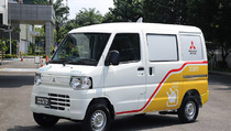 Mobil Listrik Mitsubishi Minicab MiEV Dimanfaatkan untuk Bisnis Logistik