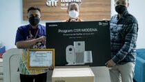 Modena Salurkan Air Purifier untuk Tenaga Kesehatan di Rumah Sakit