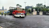 Massa Demo Belum Tiba di Gedung DPR