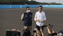 Jokowi: Trek Balapan Formula E Ancol Siap Digunakan