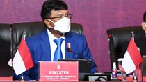 Menkominfo Johnny G Plate Sambut Delegasi DEWG G-20
