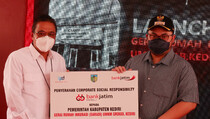 Bank Jatim Serahkan Gerai Rumah Inkubasi UMKM di Kediri