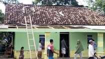Belasan Rumah di Lampung Rusak Diterjang Puting Beliung