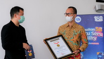 Lomba Gambar Frisian Flag Milky Raih Rekor Muri