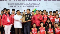 Kontingen Jateng Juara Umum Bulutangkis Piala Presiden 2022