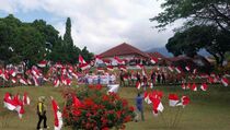 Gedung Perundingan Linggarjati Dihiasi 1.001 Bendera Merah Putih