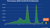 Data Kasus Aktif Covid-19 Nasional sampai 11 Agustus 2022