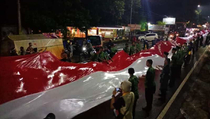 Sambut Kemerdekaan, Parade Merah Putih Digelar di Borobudur