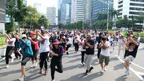 Sahabat Ganjar Lakukan Flashmob untuk Ganjar Pranowo di 2024
