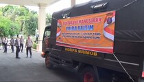 Bantu Korban Gempa Cianjur, Polda Kaltim Kirim 2.000 Paket Sembako