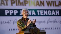 Sambangi Pesantren Kang Muh, Ganjar Didoakan Jadi Pemimpin Masa Depan