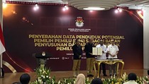 Pemilu 2024, Kemendagri Serahkan Daftar 204 Juta Penduduk Potensial Pemilih