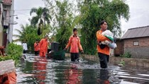 Banjir di Kota Pekalongan Makin Tinggi, Pengungsi Bertambah