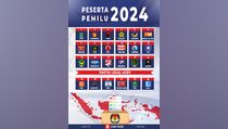 Infografik Partai Politik Peserta Pemilu 2024