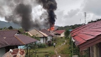 Usai Tembak Pesawat, KKB Bakar SMKN 1 Oksibil Pegunungan Bintang