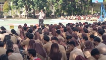 Ribuan Pelajar di Bandar Lampung Ikrar Tolak Tawuran dan Geng Motor